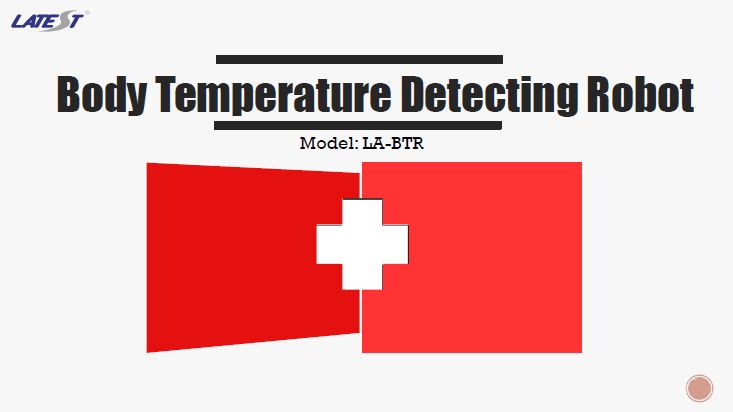 Body Temperature Detecting Robot
