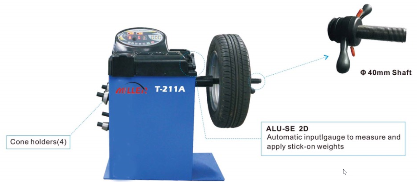 Car Wheel Balancing Machine-T-211A
